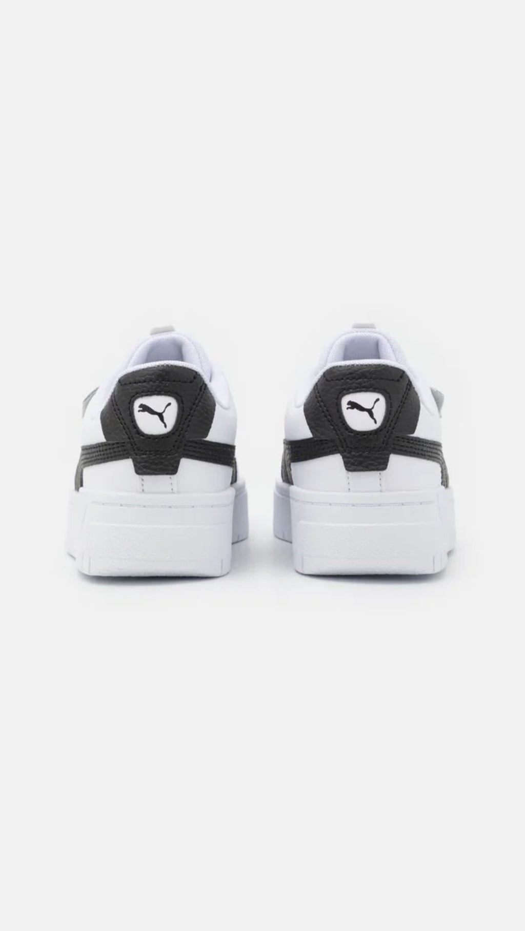 Puma Cali Dream Leather White Black Baskets pour femmes